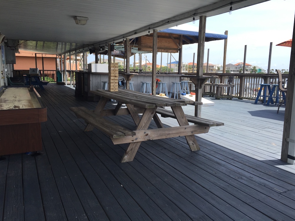 Outdoor Dining And Bar Area